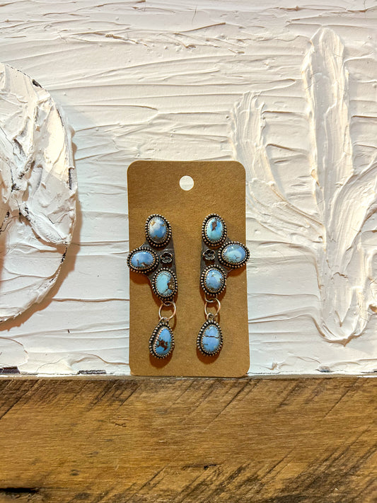 Golden Hill Turquoise Earrings